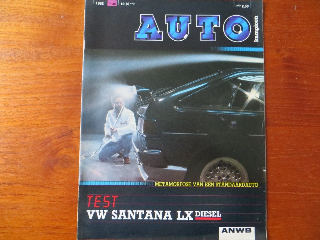 Autokampioen 36 1982 Volkswagen Santana diesel Volvo 360 GLT, Verzenden, Nieuw, Volvo