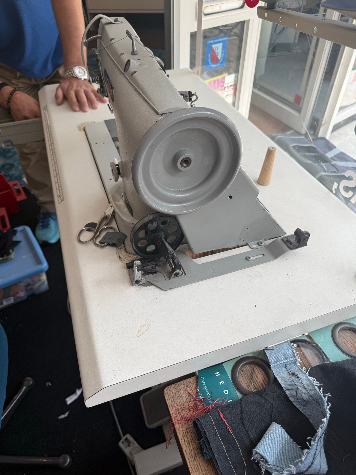 Industriële Brother Naaimachine LS2-B837, Ophalen, Gebruikt, Naaimachine, Industrieel