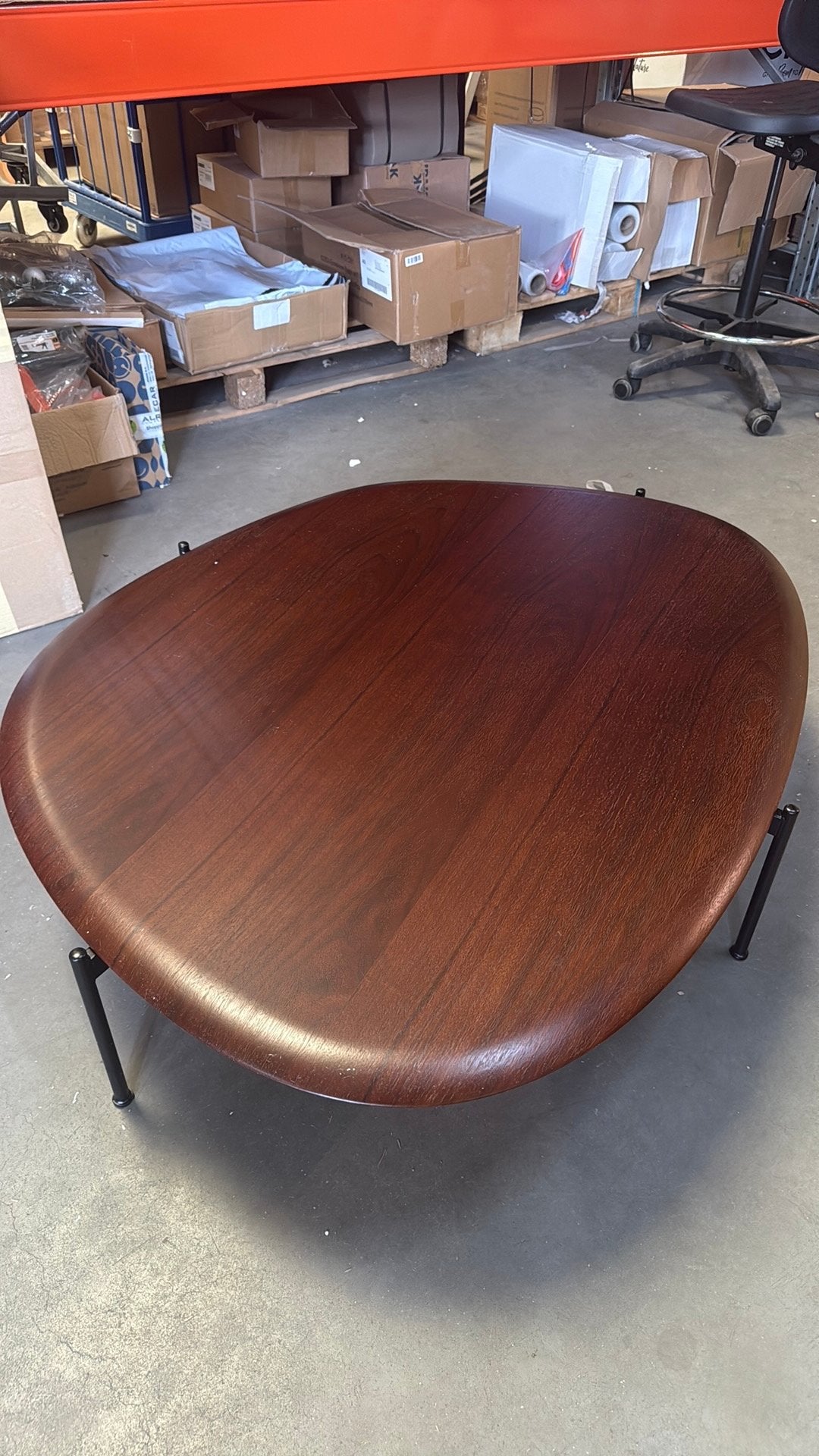Woood - Kota koffie tafel 26x121x97cm, Huis en Inrichting, Tafels | Salontafels, Ophalen, Rond, 50 tot 100 cm, Zo goed als nieuw