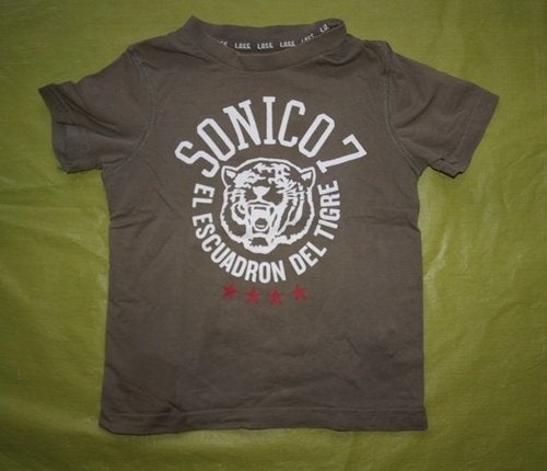 Legergroen T-Shirt met Print van H&M (98), Kinderen en Baby's, Kinderkleding | Maat 98, Gebruikt, H&M, Ophalen of Verzenden, Shirt of Longsleeve