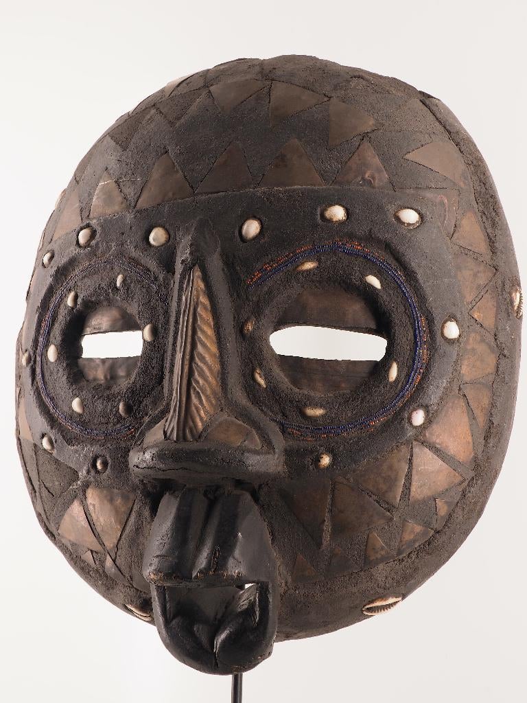 Authentiek Luba/Songye Masker uit Congo (251231-01), Ophalen of Verzenden