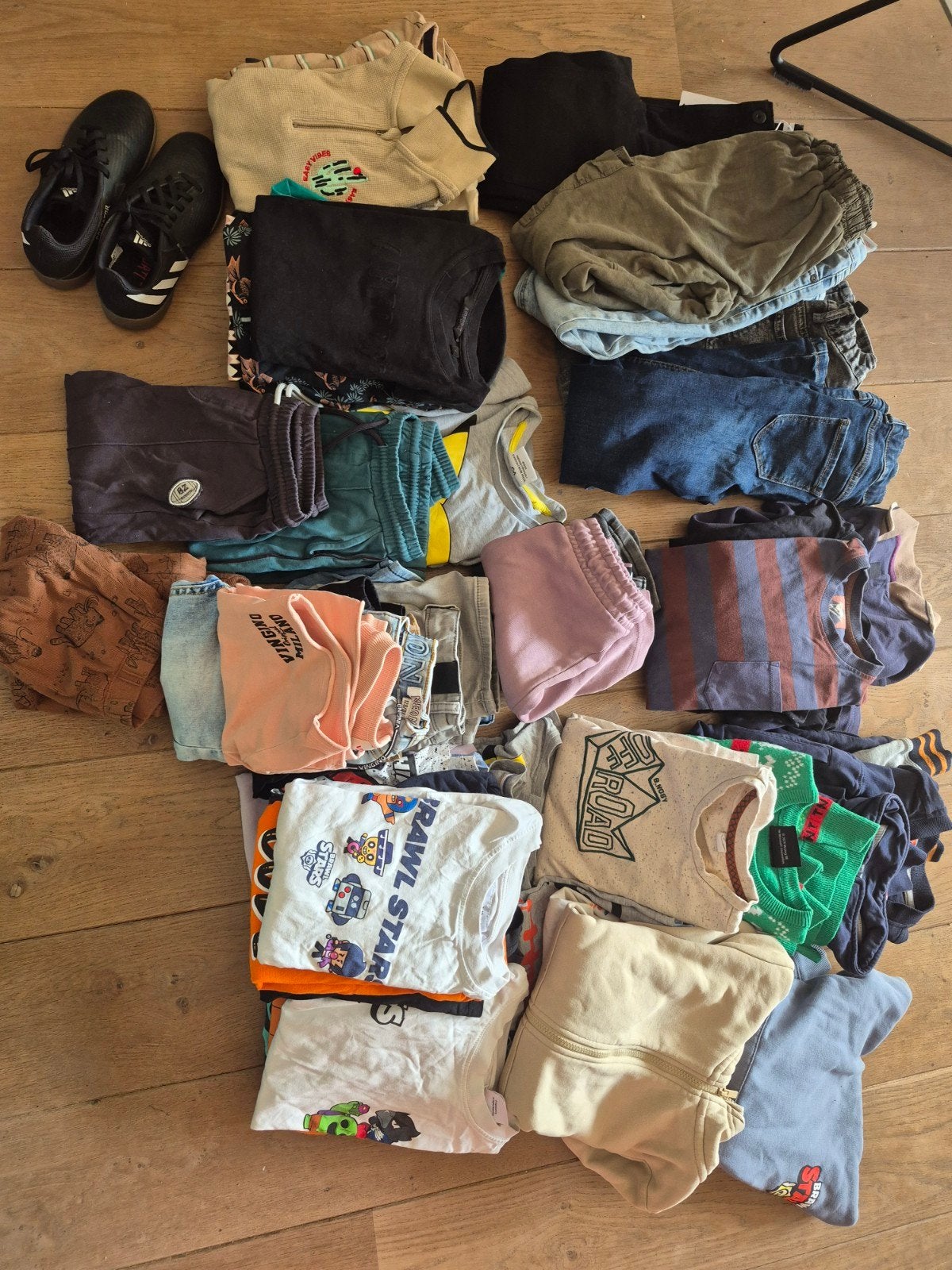 Kledingpakket jongens 122/128 en 134/140 diverse merken, Ophalen, Zo goed als nieuw, Maat 134