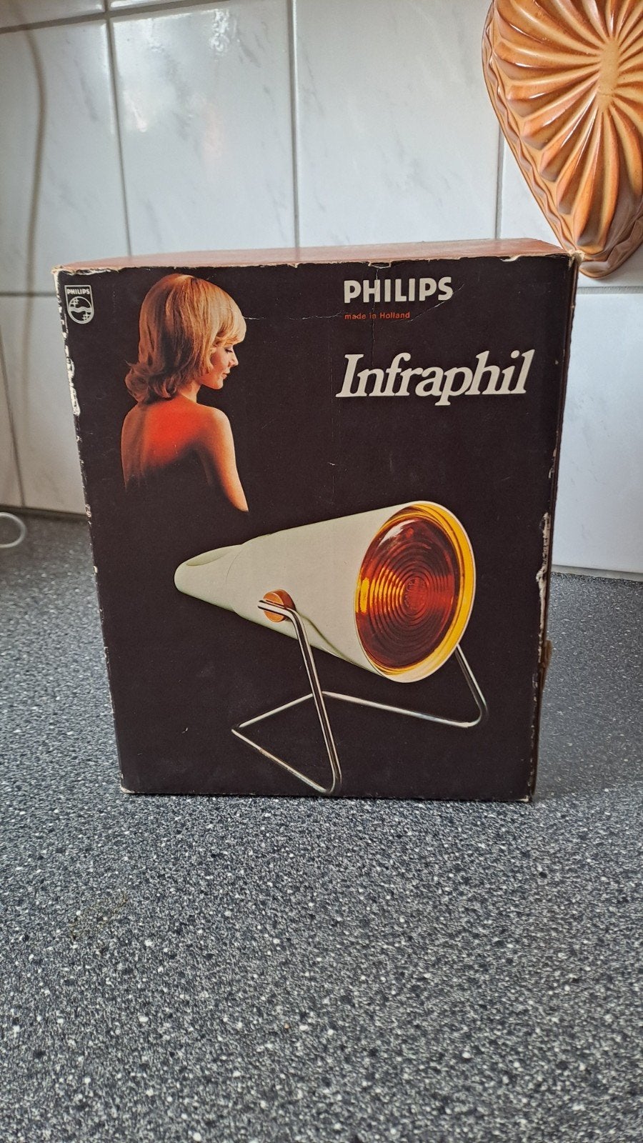 Vintage Philips Infraphil lamp, Witgoed en Apparatuur, Gebruikt, Overige typen, Onbekend, Ophalen of Verzenden