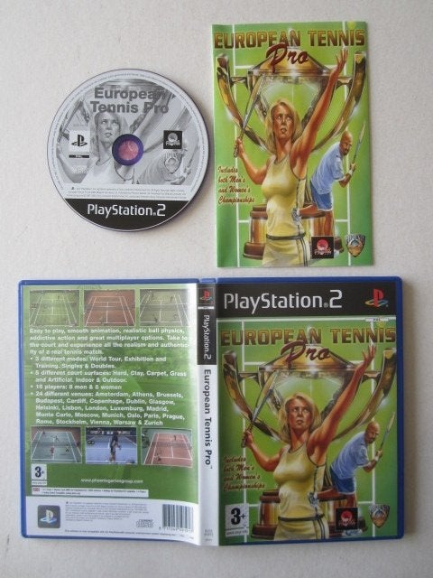 European Tennis Pro PS2 / Playstation 2, 1 speler, Nieuw, Ophalen of Verzenden, Vanaf 3 jaar