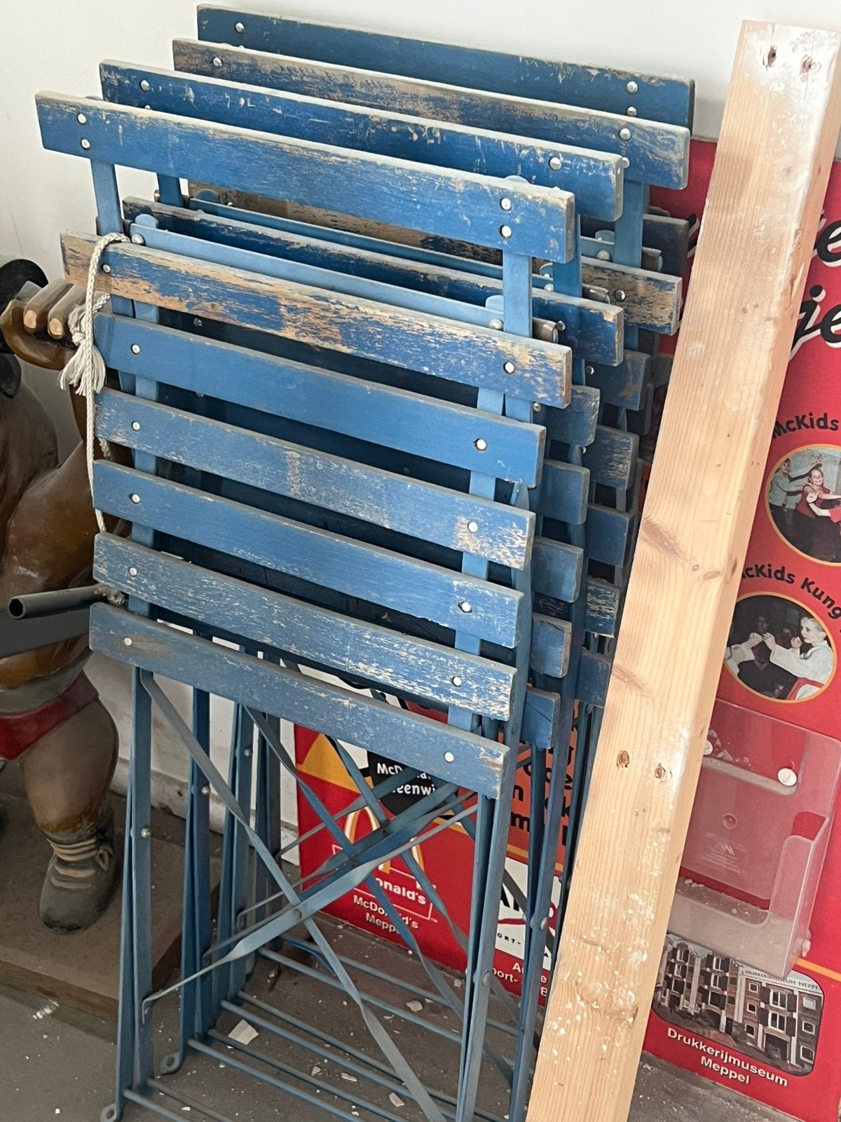 4 klapstoeltjes, Ophalen of Verzenden