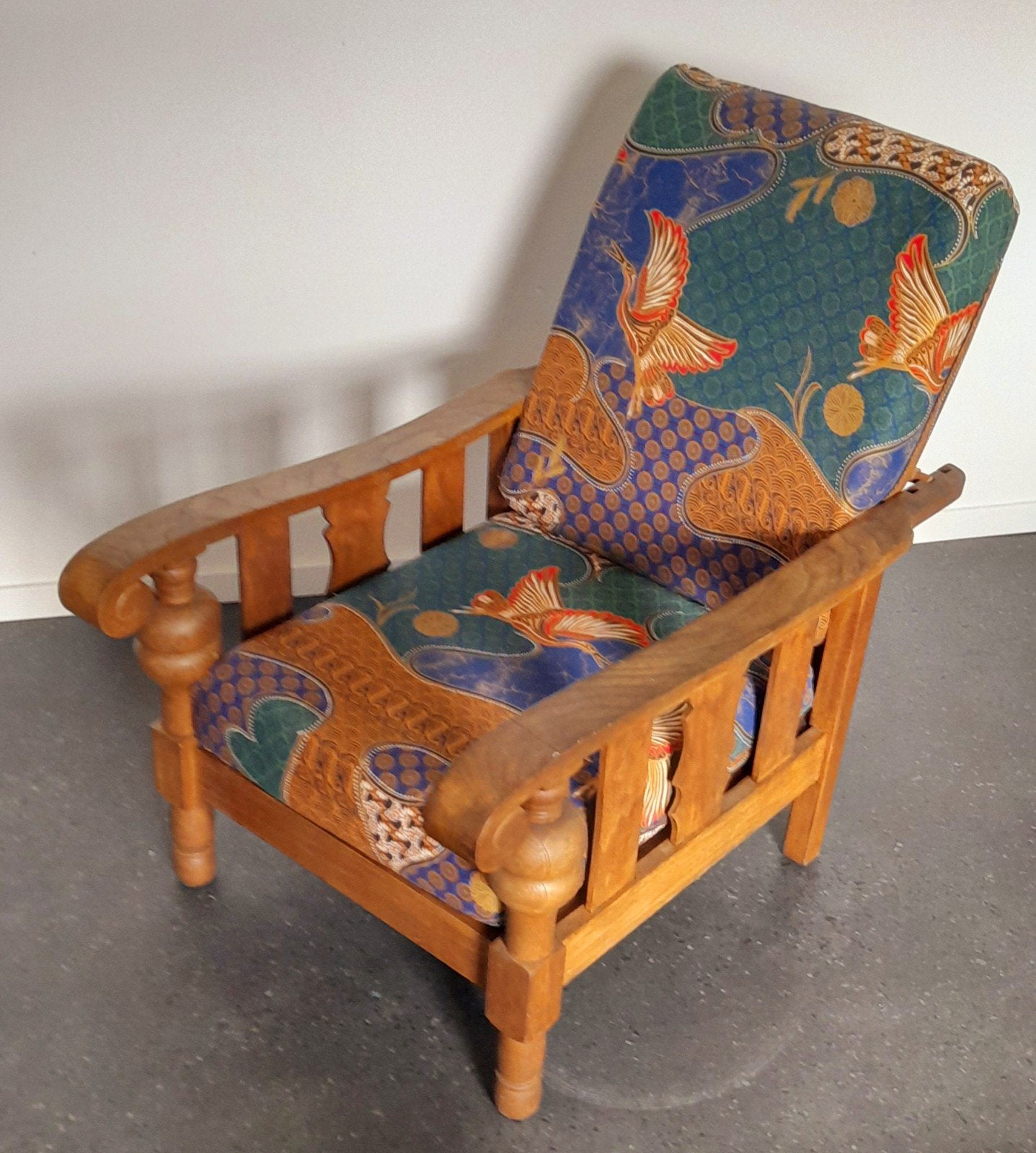0ud-Hollandse rookstoelen, 2 stuks, Ophalen, Stof, Minder dan 50 cm