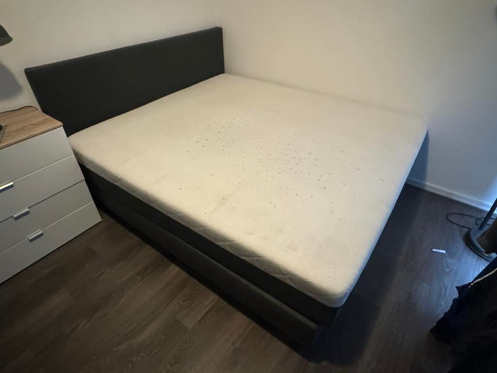 Boxspring / bed 200 CM - 180 CM, Ophalen, Gebruikt, Tweepersoons, 180 cm