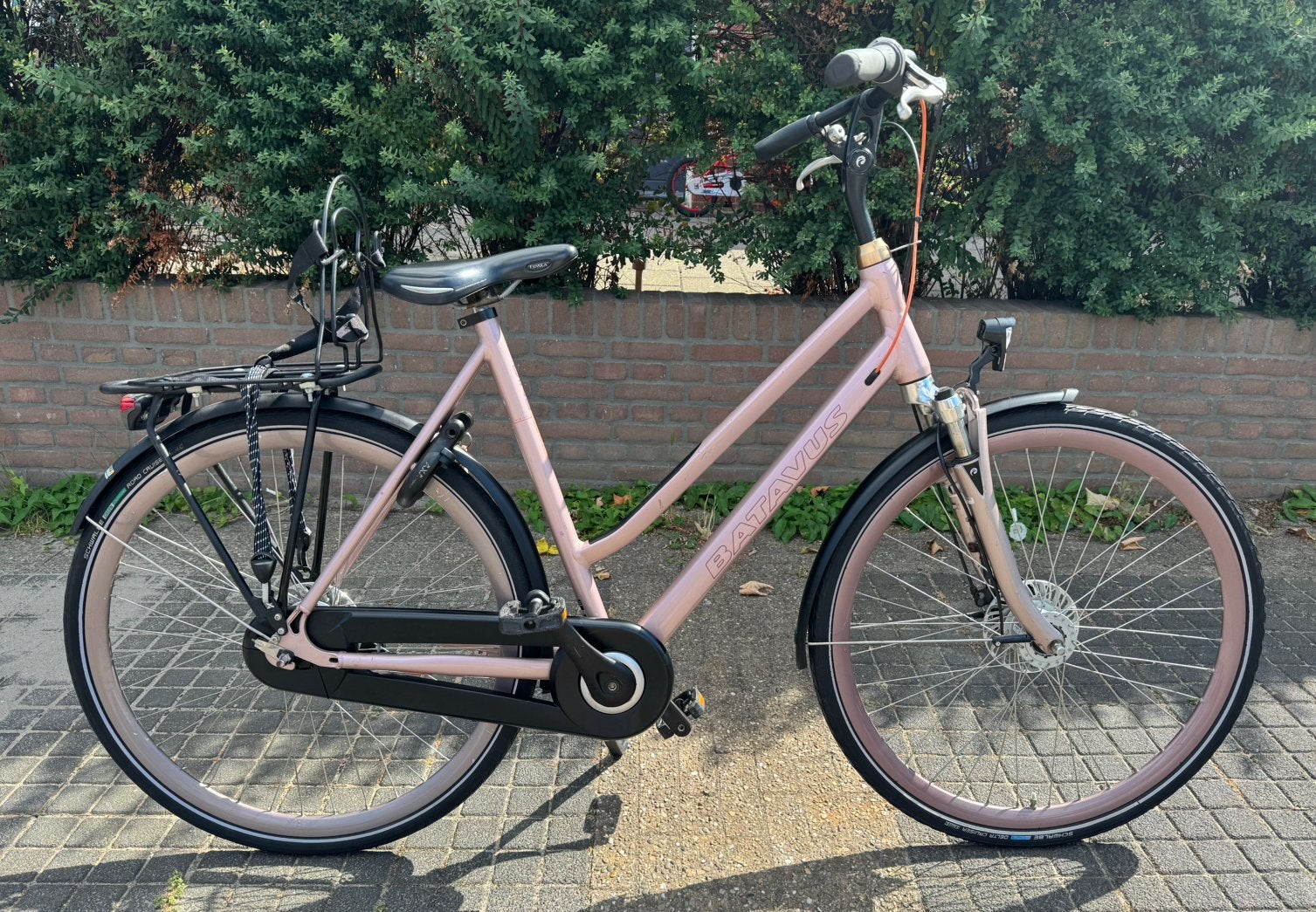 Batavus Dinsdag dames 57cm - Nexus 7 - Schoolfiets, Ophalen, Gebruikt, Versnellingen, Batavus