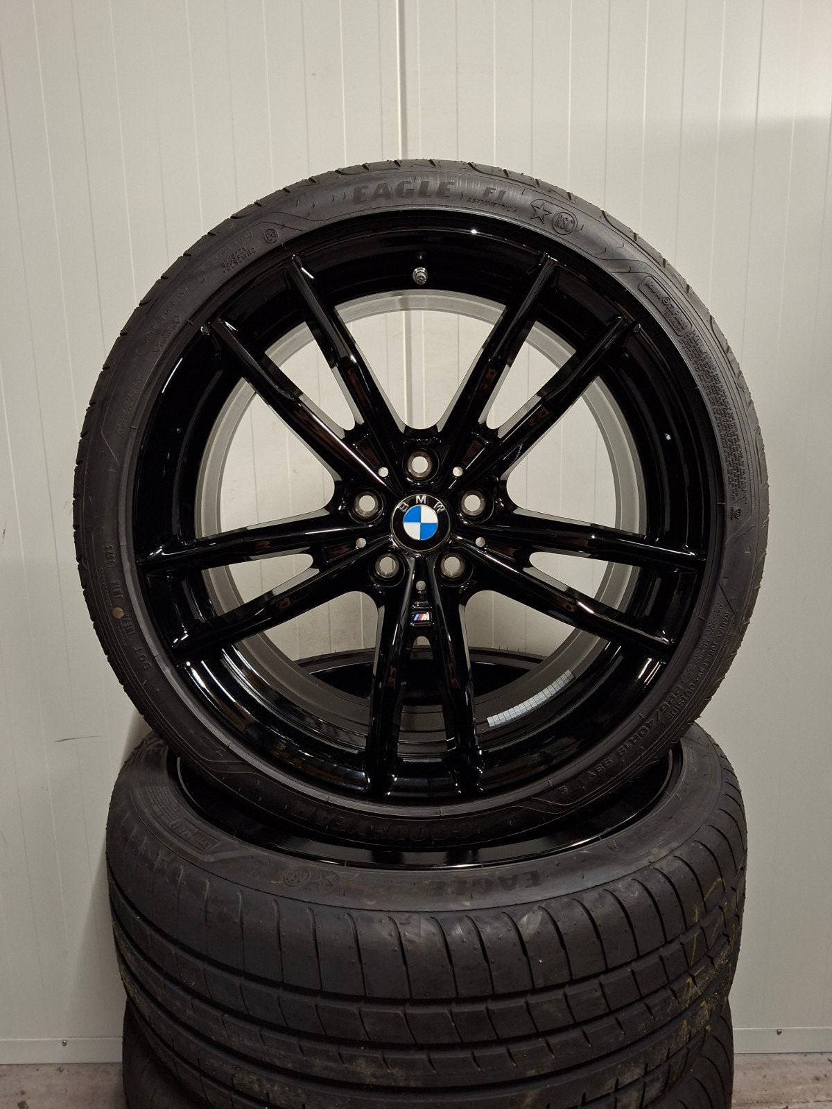 19' BMW 2 3 4 Serie Styling 791M Zwart met zomerbanden Nieuw, Auto-onderdelen, 19 inch, Banden en Velgen, Nieuw, Ophalen of Verzenden