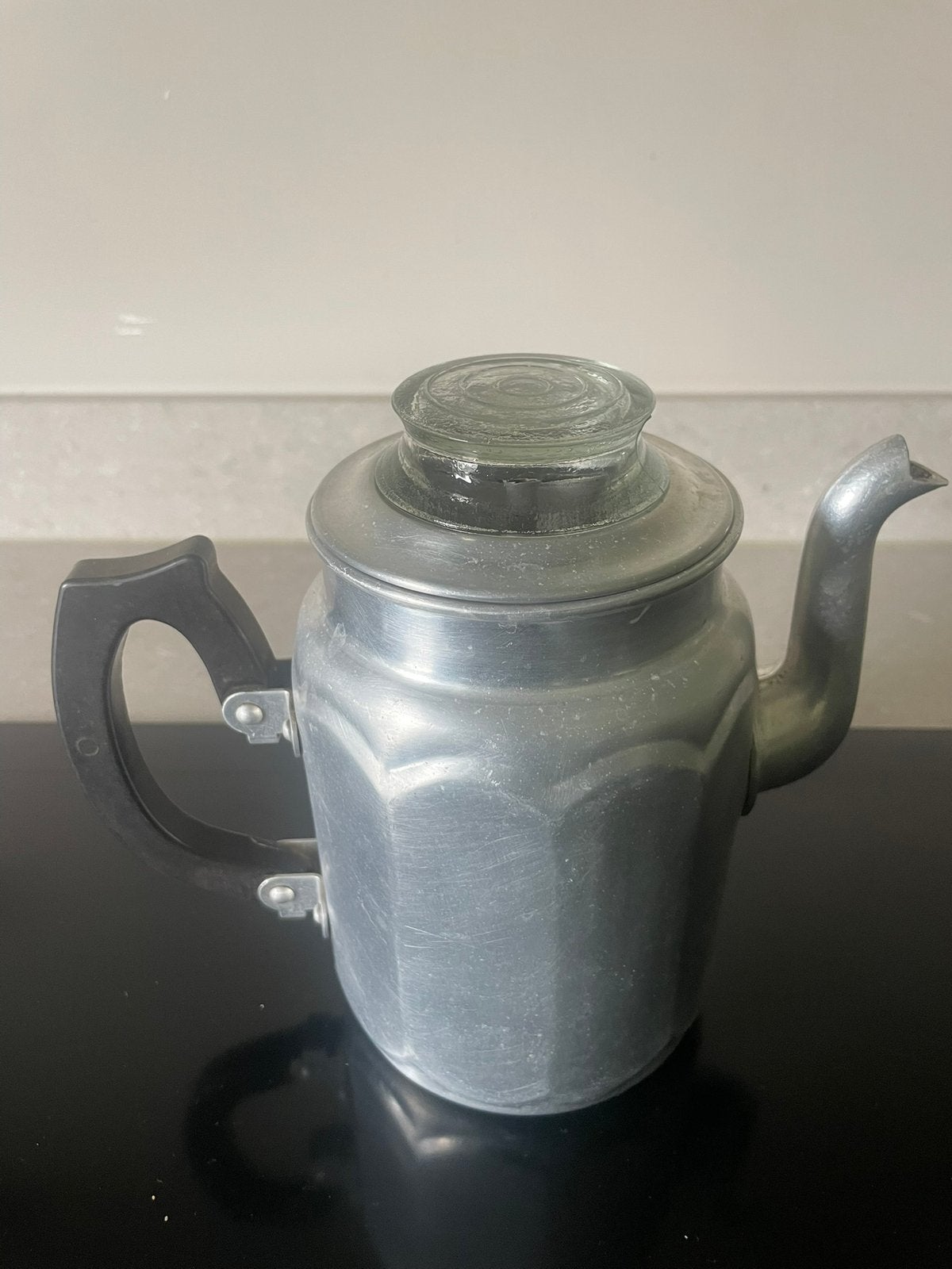 Vintage aluminium perculator, Ophalen of Verzenden