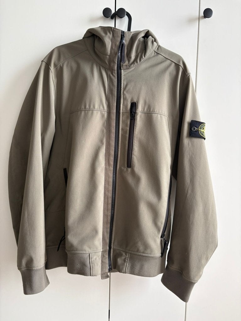 Stone Island soft shell jas - Maat M, Maat 48/50 (M), Ophalen of Verzenden, Stone Island, Gedragen
