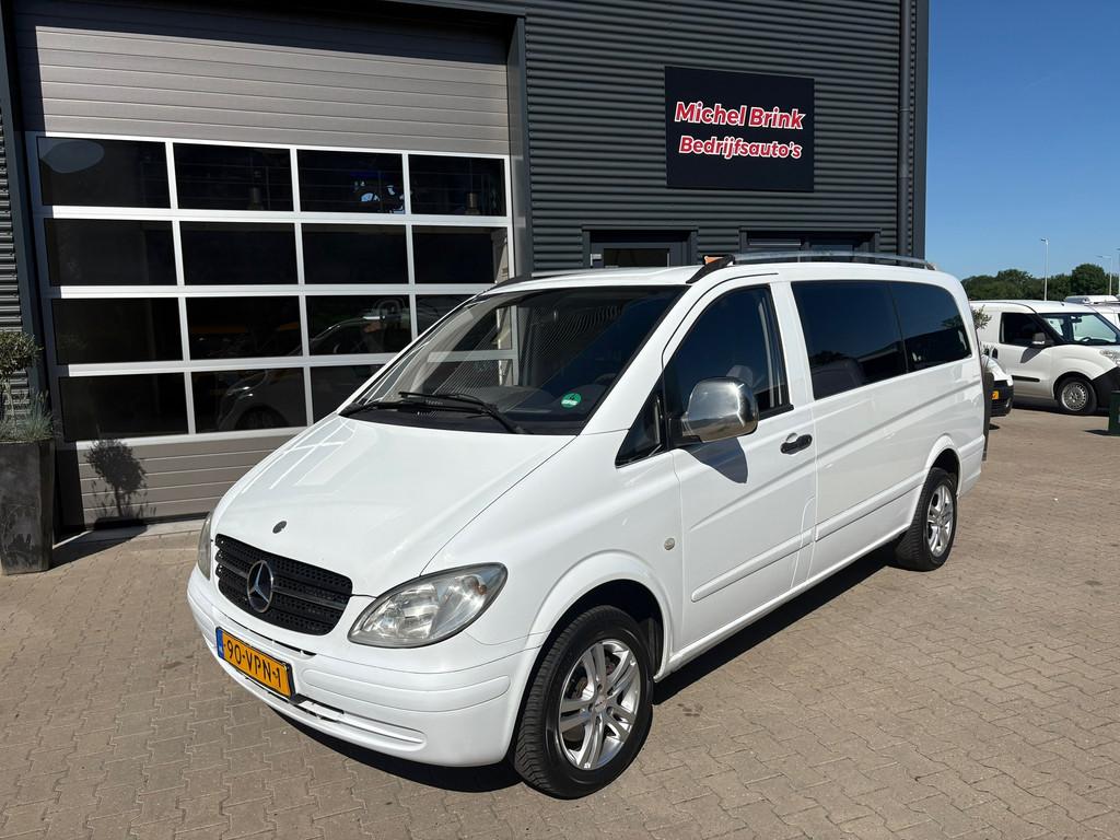 Mercedes-Benz Vito 109 CDI 320 Lang Dubbele Cabine Marge, Auto's, Bestelauto's, Achterwielaandrijving, Gebruikt, Wit, Bedrijf
