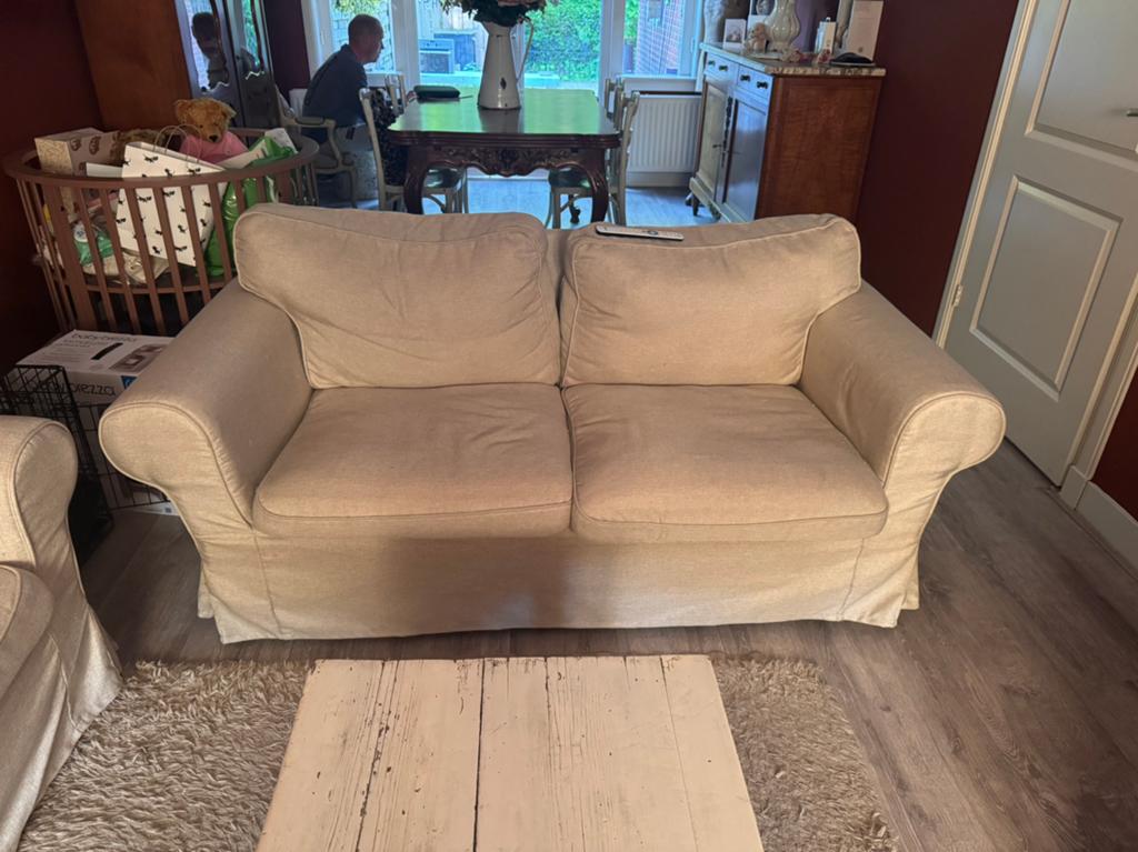 Ikea Ektorp 2 zits, Ophalen, Gebruikt, Driepersoons, 75 tot 100 cm