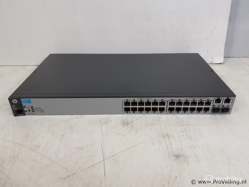 Online Veiling: HP E2620-24 Switch - J9626A - Fast Ethern..., Computers en Software, Netwerk switches, Gebruikt