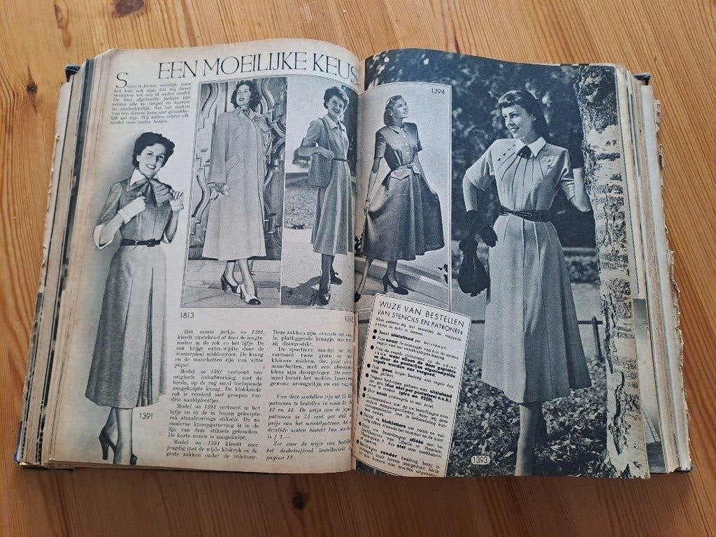 Gebonden Libelle tijdschriften 1946-1949, Ophalen of Verzenden, Gelezen, Damesbladen