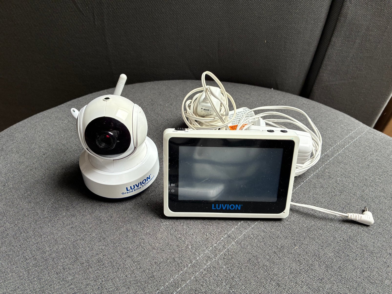 Luvion Grand Elite 3 Connect babyfoon, Ophalen of Verzenden, Zo goed als nieuw, 250 meter of meer, Camera