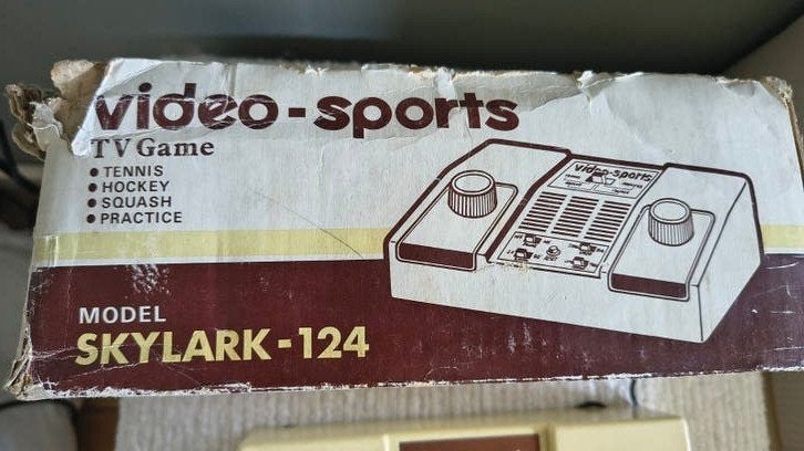 Vintage Video Sports TV Game Console - Model Skylark-124, Ophalen of Verzenden, Overige merken, Gebruikt