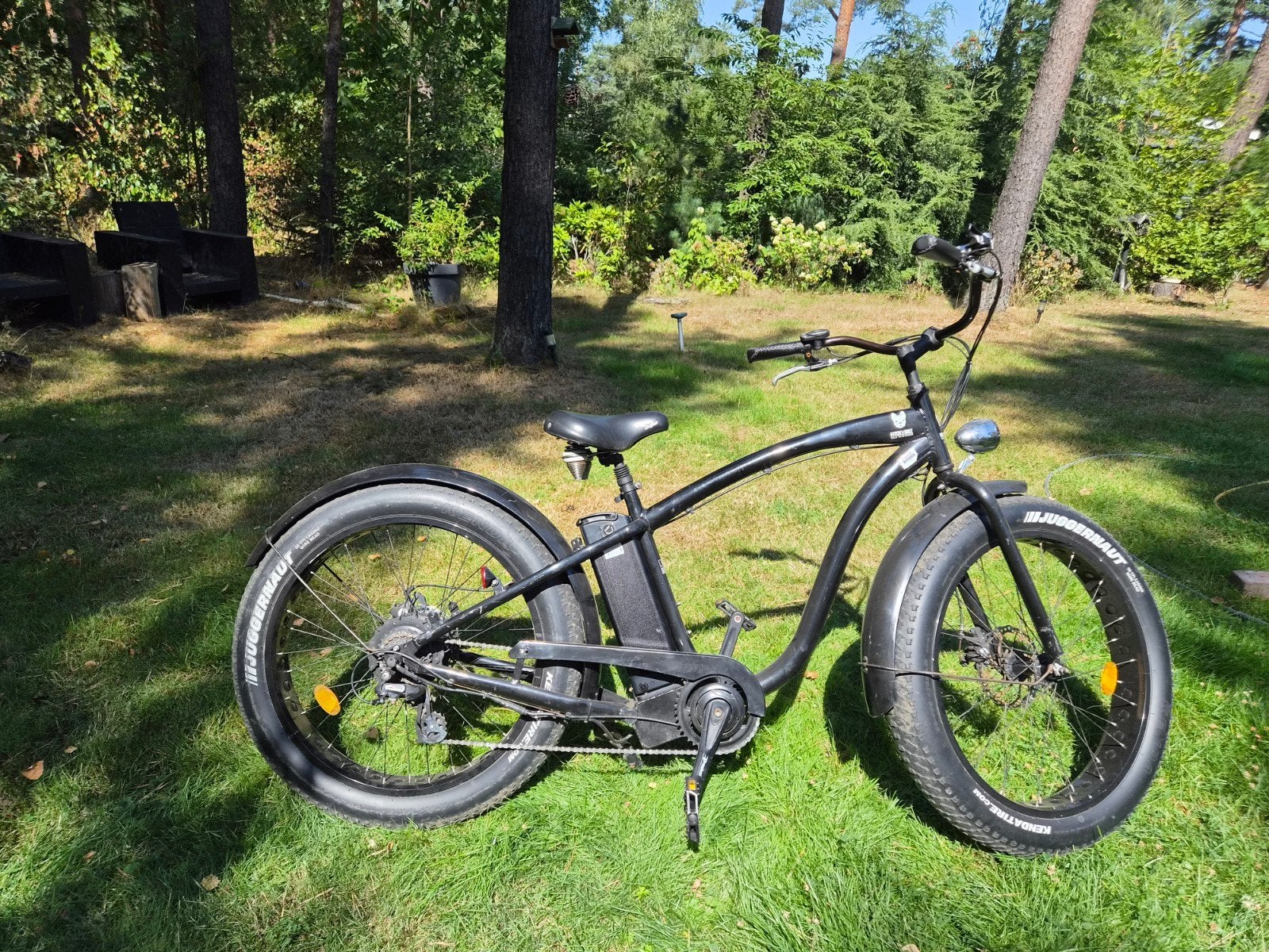 3 x Elektrische beach cruiser (dikke banden), Ophalen, Fitch Bike, Gebruikt, Staal