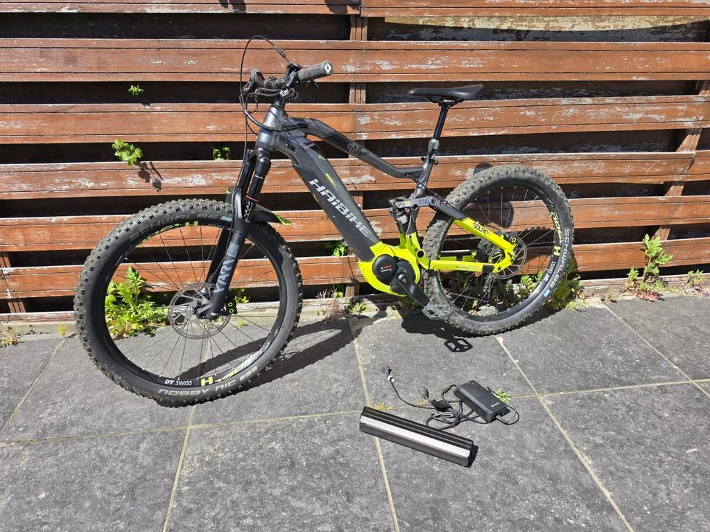 Haibike SDURO FullSeven E-Mtb maat M - 2 accu's, Gebruikt, 47 tot 51 cm, 50 km per accu of meer, Ophalen