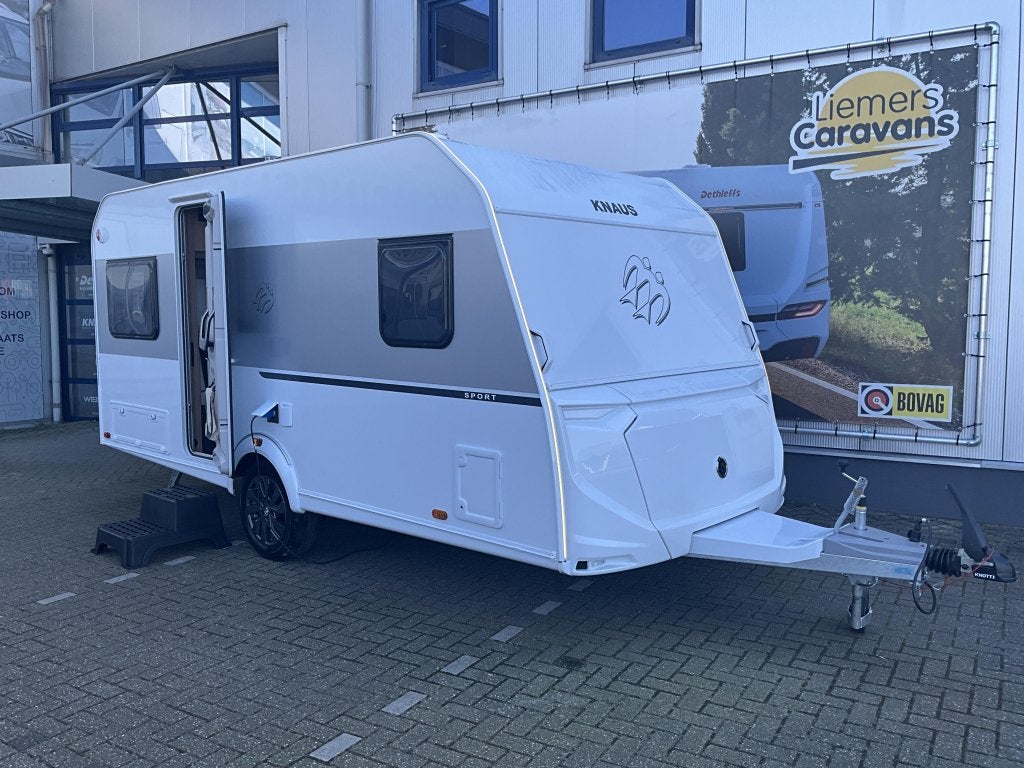 Knaus Sport 450 FU MOVER-LUIFEL-ALL INCLUSIV, Caravans en Kamperen, Bedrijf, Overige typen, 4 tot 5 meter, Knaus