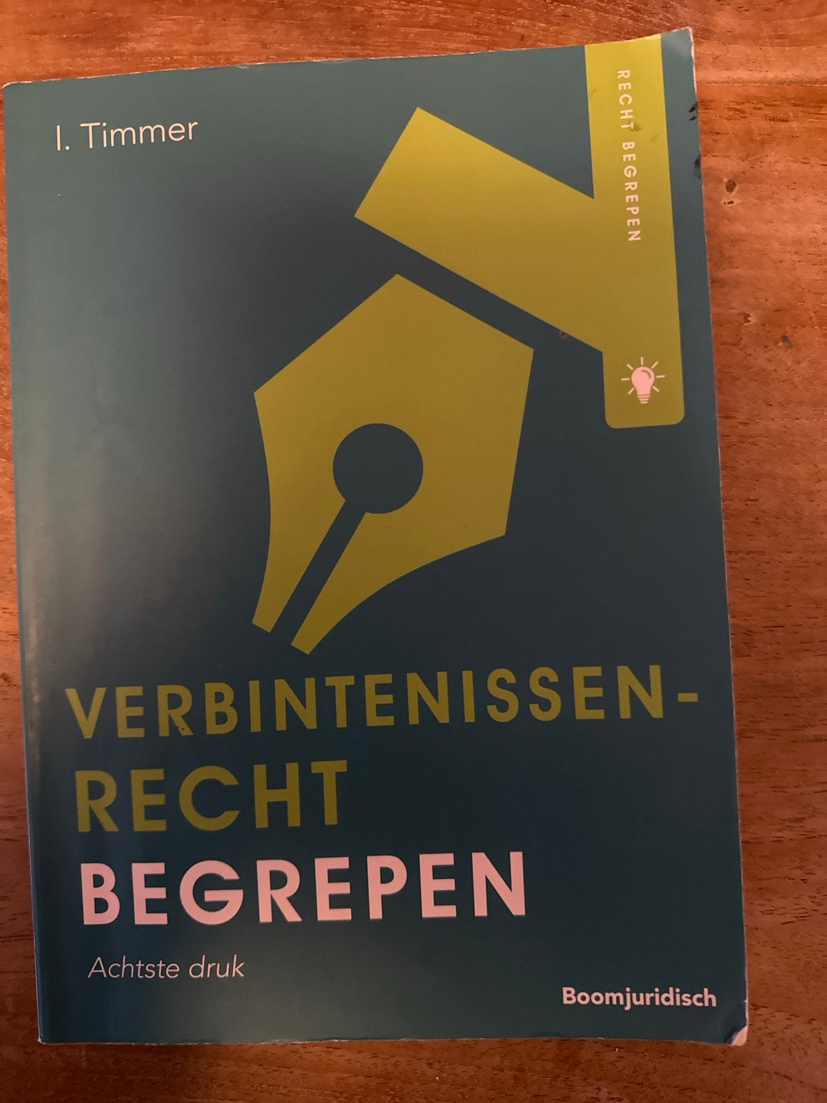Verbintenissenrecht Begrepen - I. Timmer (Achtste druk), Ophalen of Verzenden, Gamma, Gelezen, HBO