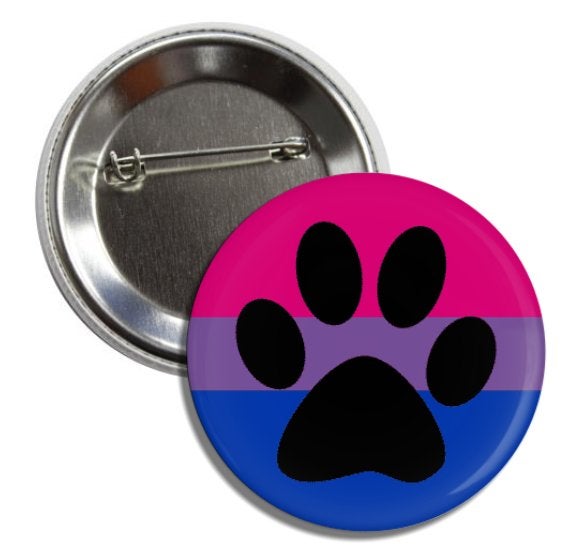 Puppy pride biseksueel button, Ophalen of Verzenden, Nieuw, Overige onderwerpen, Button