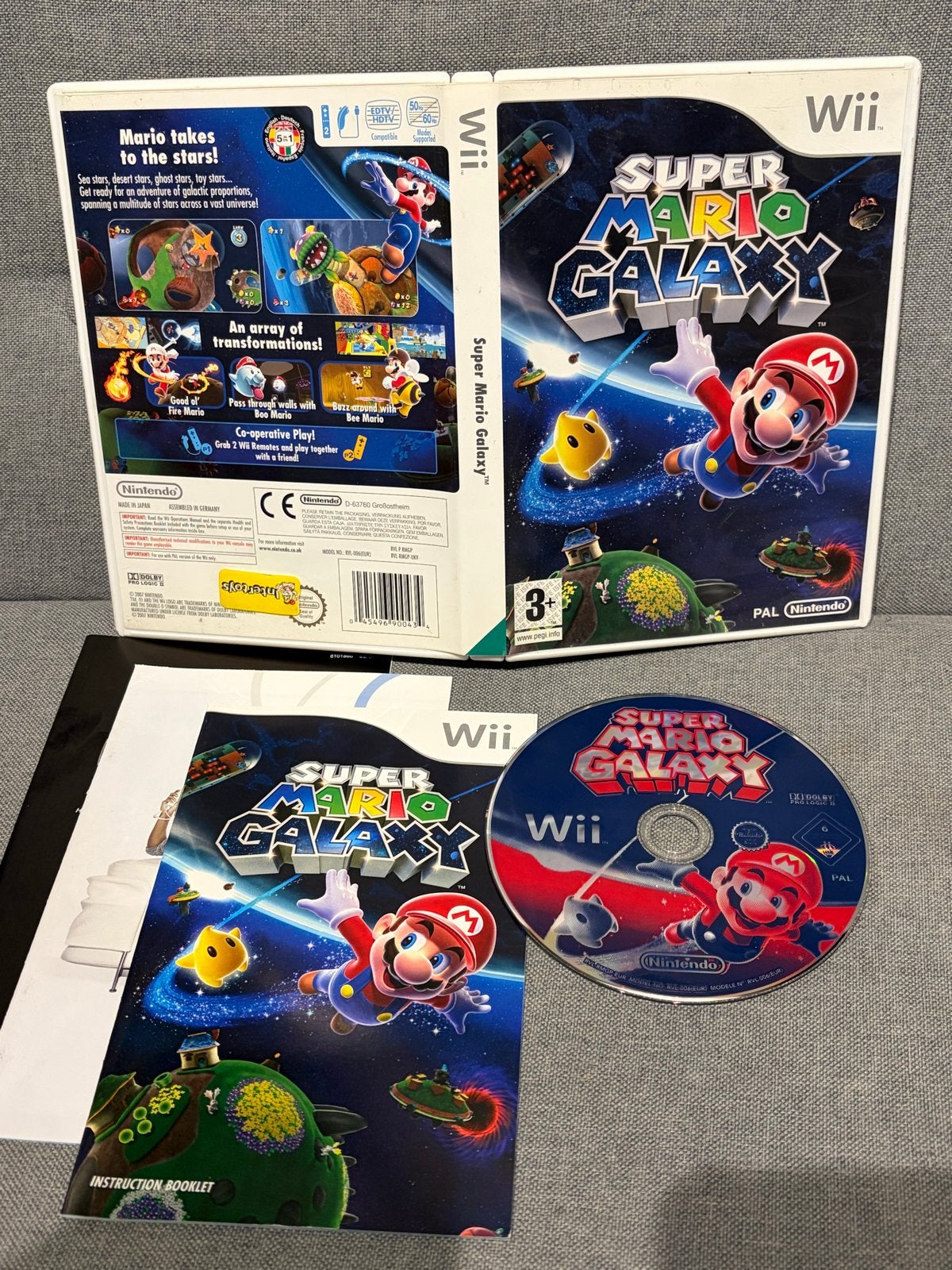 Super Mario Galaxy - Nintendo Wii (PAL), Spelcomputers en Games, Games | Nintendo Wii, 1 speler, Eén computer, Ophalen of Verzenden