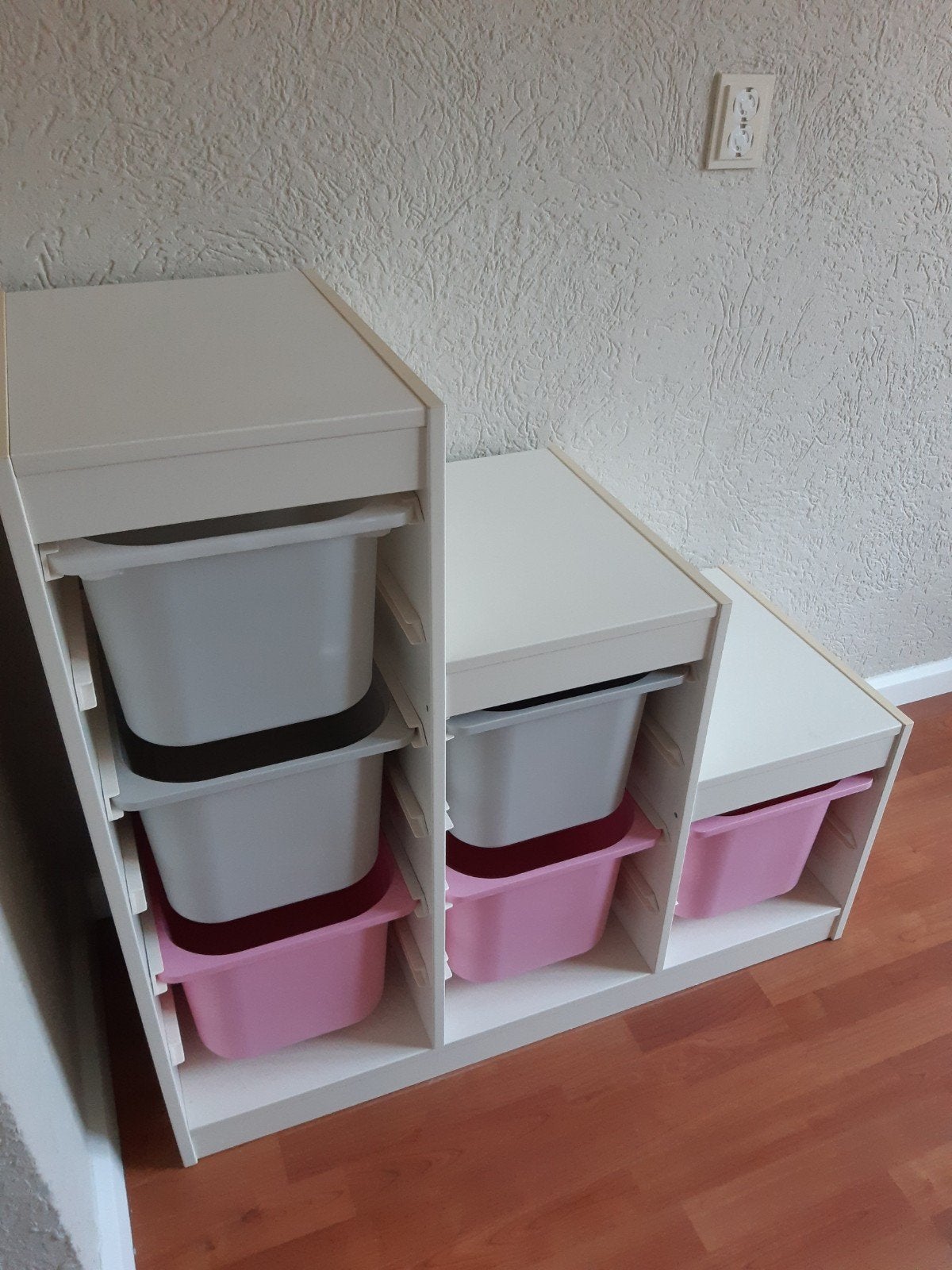 IKEA TROFAST opbergcombinatie met gekleurde bakken, Ophalen, Gebruikt