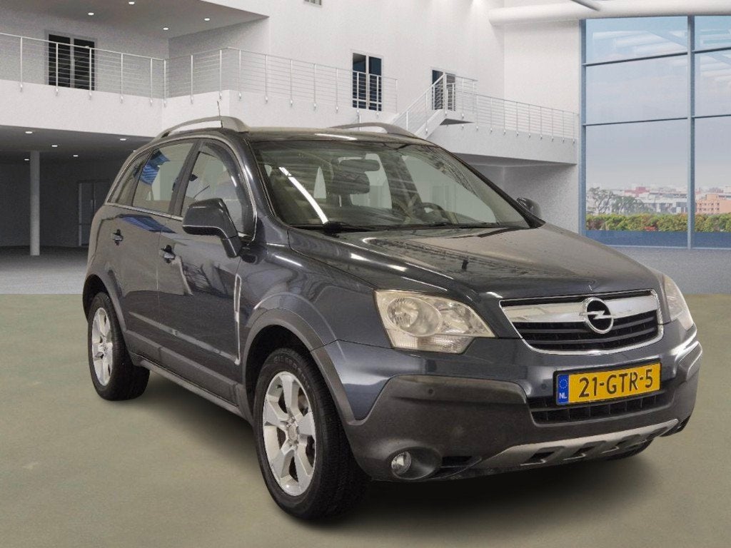 Opel Antara 2.4-16V Enjoy AIRCO CRUISE NAVI PDC TREKHAAK, Gebruikt, 4 cilinders, Blauw, Bedrijf