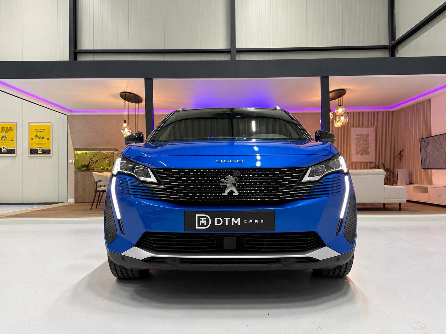 Peugeot 3008 HYBRID 225 PK GT Pack EAT8 | i-Cockpit | Navi |, Auto's, Dealer onderhouden, Euro 6, 4 cilinders, Blauw