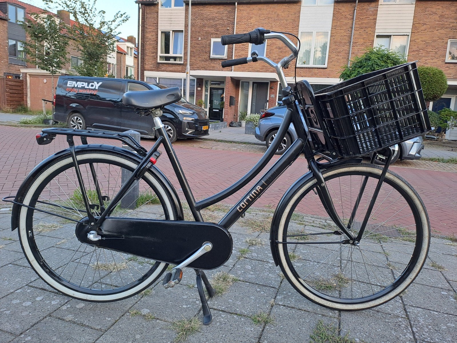 Te koop: Nette Cortina damesfiets omafiets 28inch 57 frame., Fietsen en Brommers, Fietsen | Dames | Damesfietsen, Terugtraprem