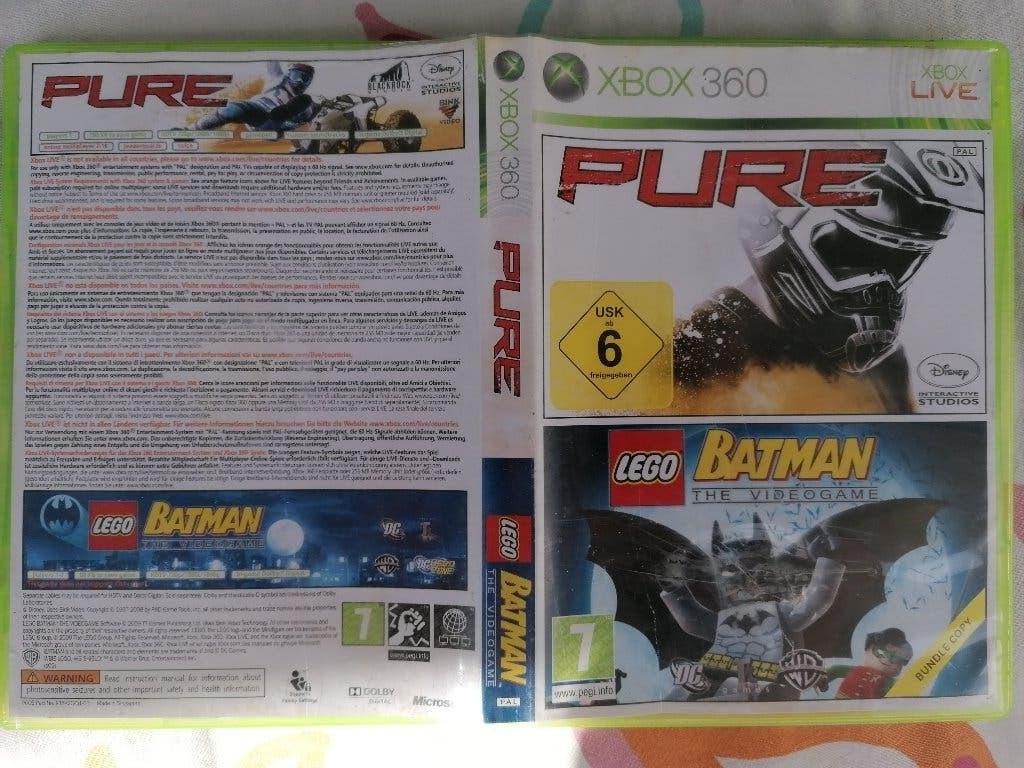 Batman+pure bundel xbox 360 games, in doos met boekjes. 7Jaa, Gebruikt, 1 speler, Vanaf 7 jaar, Ophalen