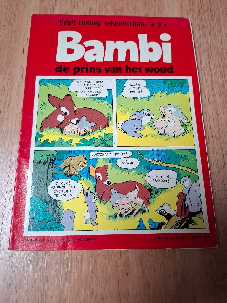 stripalbum Bambi, Ophalen of Verzenden, Bambi of Dumbo, Gebruikt, Overige typen