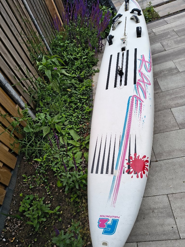 F2 Lightning raceboard, Ophalen, Met mastvoet, Gebruikt, Plank