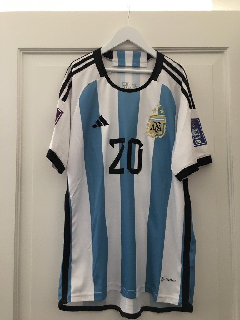 #VSM08 Voetbalshirt MacAllister (Argentinië)te koop!! Maat M, Maat M, Verzenden, Nieuw, Shirt