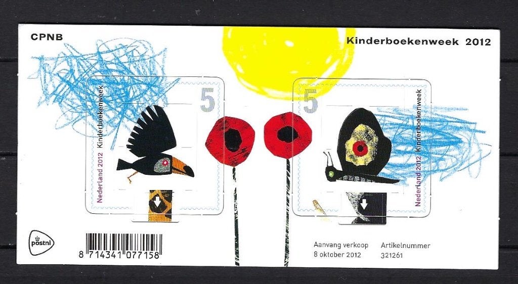 NVPH Blok 2999 Kinderboekenweek 2 x 5 Postfris, Postzegels en Munten, Postzegels | Nederland, Ophalen of Verzenden, Na 1940, Postfris