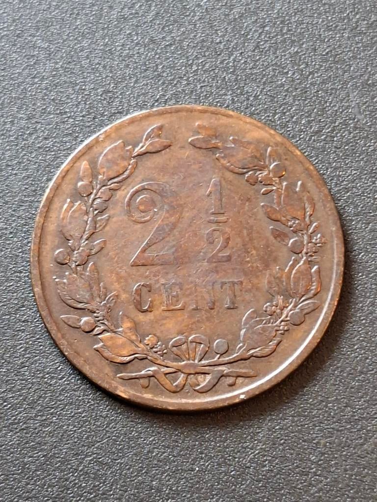 2 1/2 cent Nederland 1880, Ophalen of Verzenden, Koning Willem III