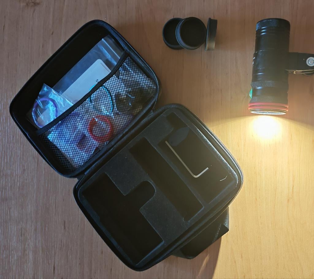 Weefine Smartfocus 2300 duiklamp met rood licht, Ophalen of Verzenden, Zo goed als nieuw