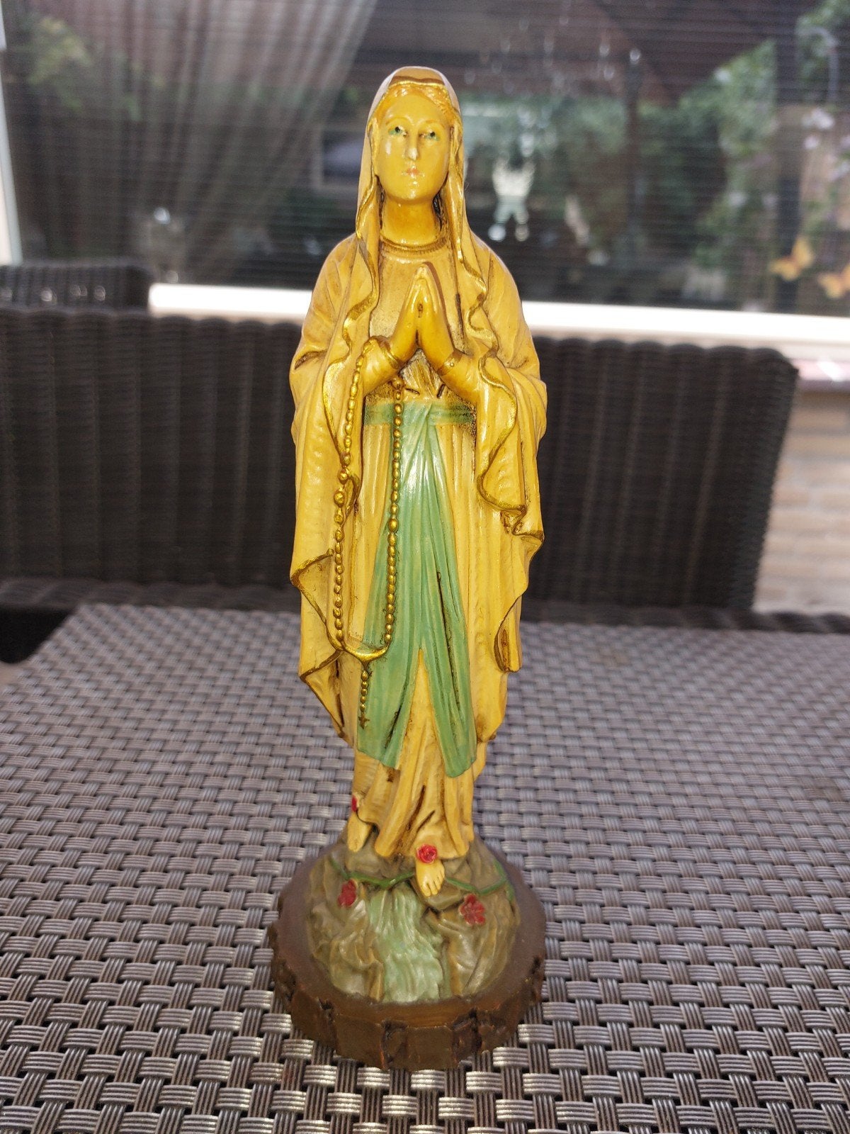 Antiek maria beeld 22cm hoog ZIE BESCHRIJVING, Ophalen of Verzenden