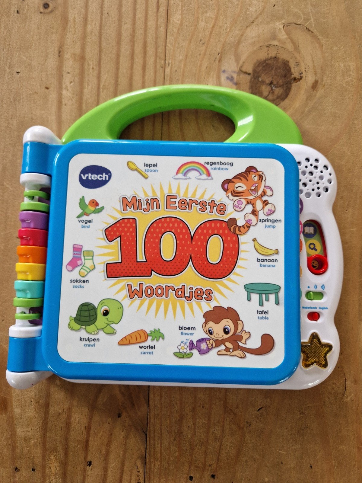 VTech Mijn Eerste 100 Woordjes - Interactief Boek, Ophalen of Verzenden, Zo goed als nieuw, Taal en Lezen, Met licht