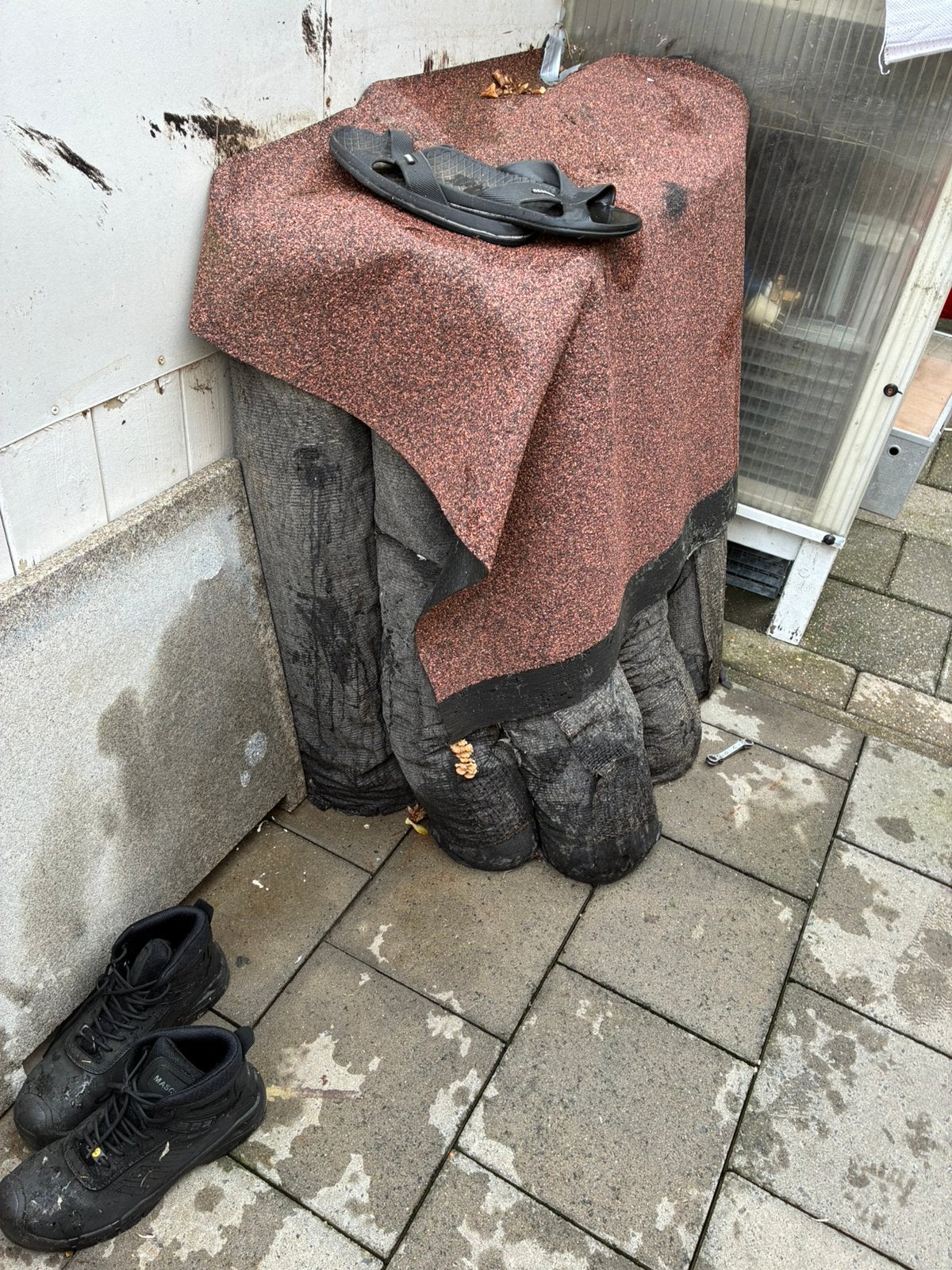 Goeie rollen dak leer, Overige materialen, Zwart, Ophalen of Verzenden, Zo goed als nieuw