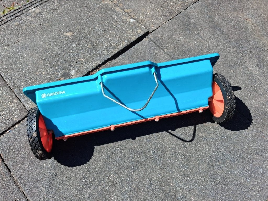 GARDENA Combisystem Strooiwagen - 40 cm strooibreedte, Ophalen of Verzenden, Gebruikt, Gardena