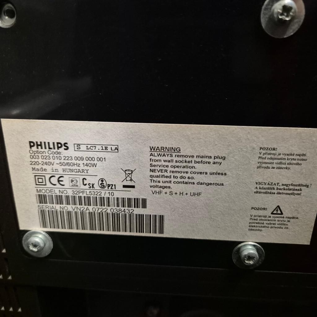 Philips 32PFL5322/10 LCD TV Scherm, Ophalen, Philips, Gebruikt, 50 Hz