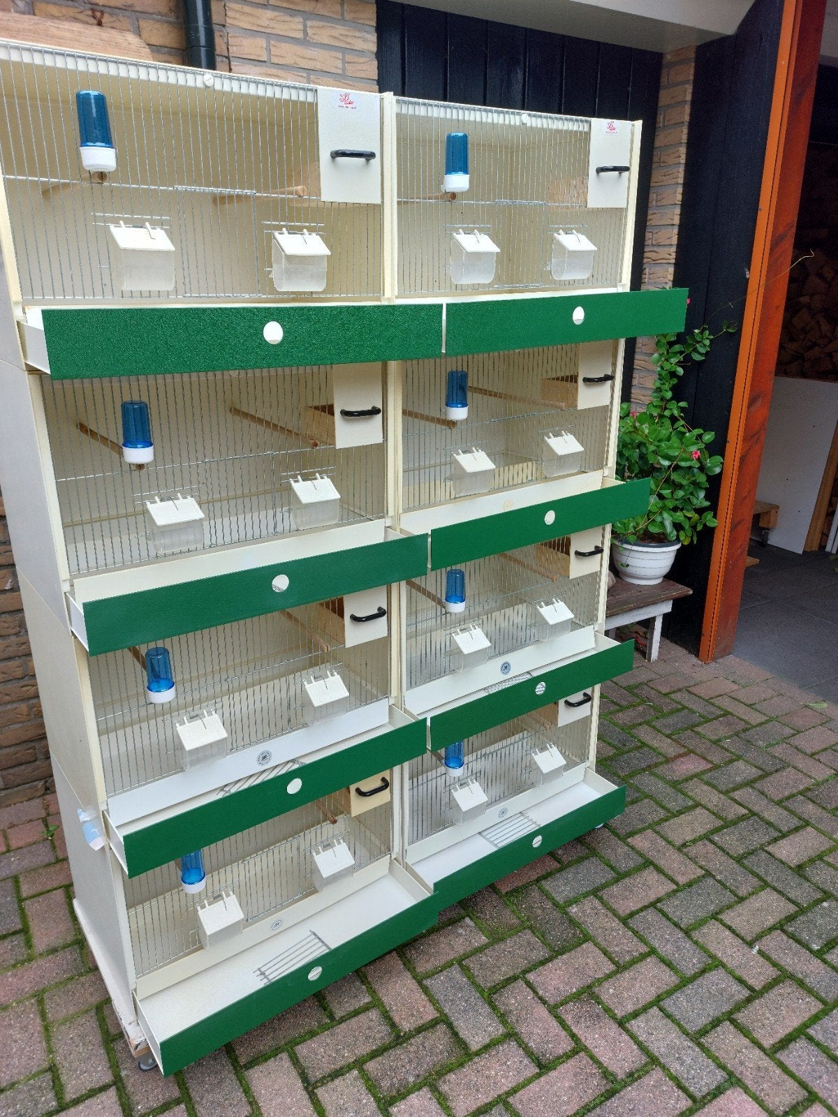 8 heesakkers kunstof broedkooien 61, Ophalen of Verzenden, Kunststof, Broedkooi of Kweekkooi