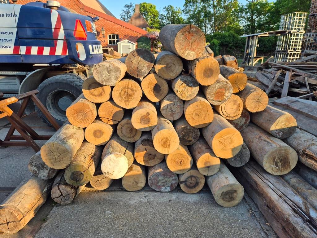 Hardhouten tuinpalen, Palen, Ophalen of Verzenden, Zo goed als nieuw, Hardhout