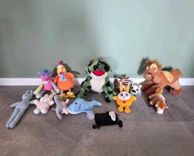 Verschillende pluche knuffels knuffel dieren beesten, Ophalen of Verzenden
