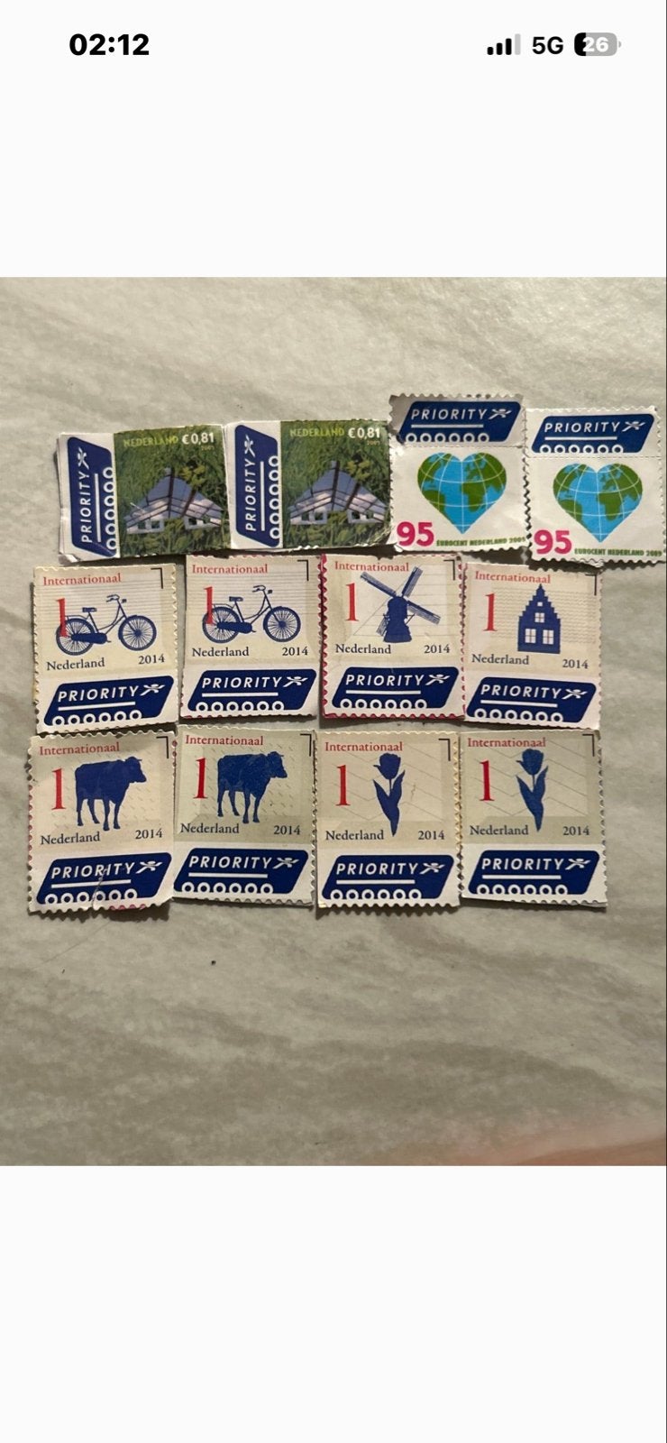 Nederlandse postzegels - Internationale postzegels 2014, Ophalen of Verzenden, Na 1940, Gestempeld