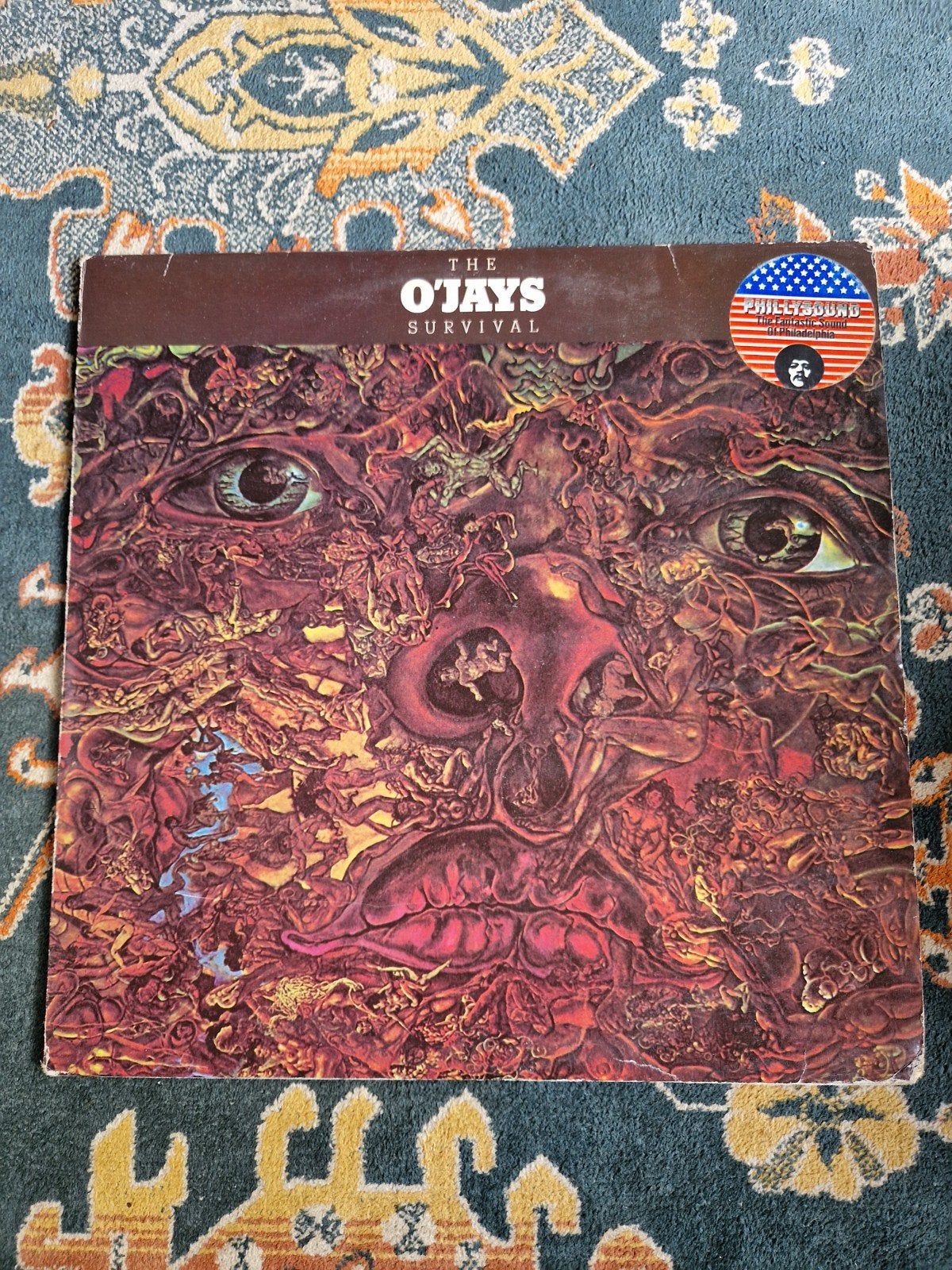 The O'Jays - Survival LP (Philly Sound), LP, Gebruikt, Overige genres, Ophalen of Verzenden