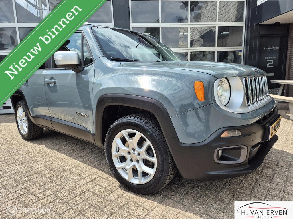 Jeep Renegade 1.4 Limited AWD AUTOMAAT NAVI CAMERA PDC, Auto's, Jeep, Automaat, Euro 6, 4 cilinders, Automatische klimaatregeling