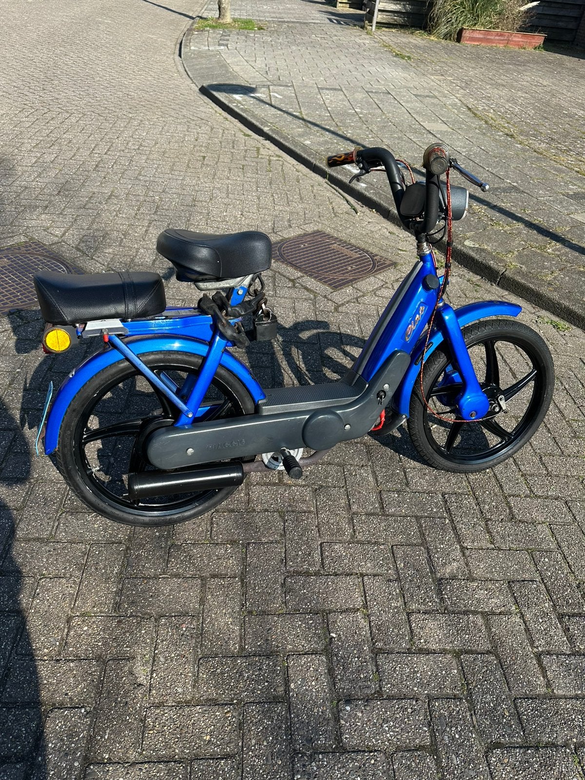 Vespa ciao blauw 2005, Fietsen en Brommers, Brommers | Vespa, Ophalen, Gebruikt, 49 cc, 1 versnellingen
